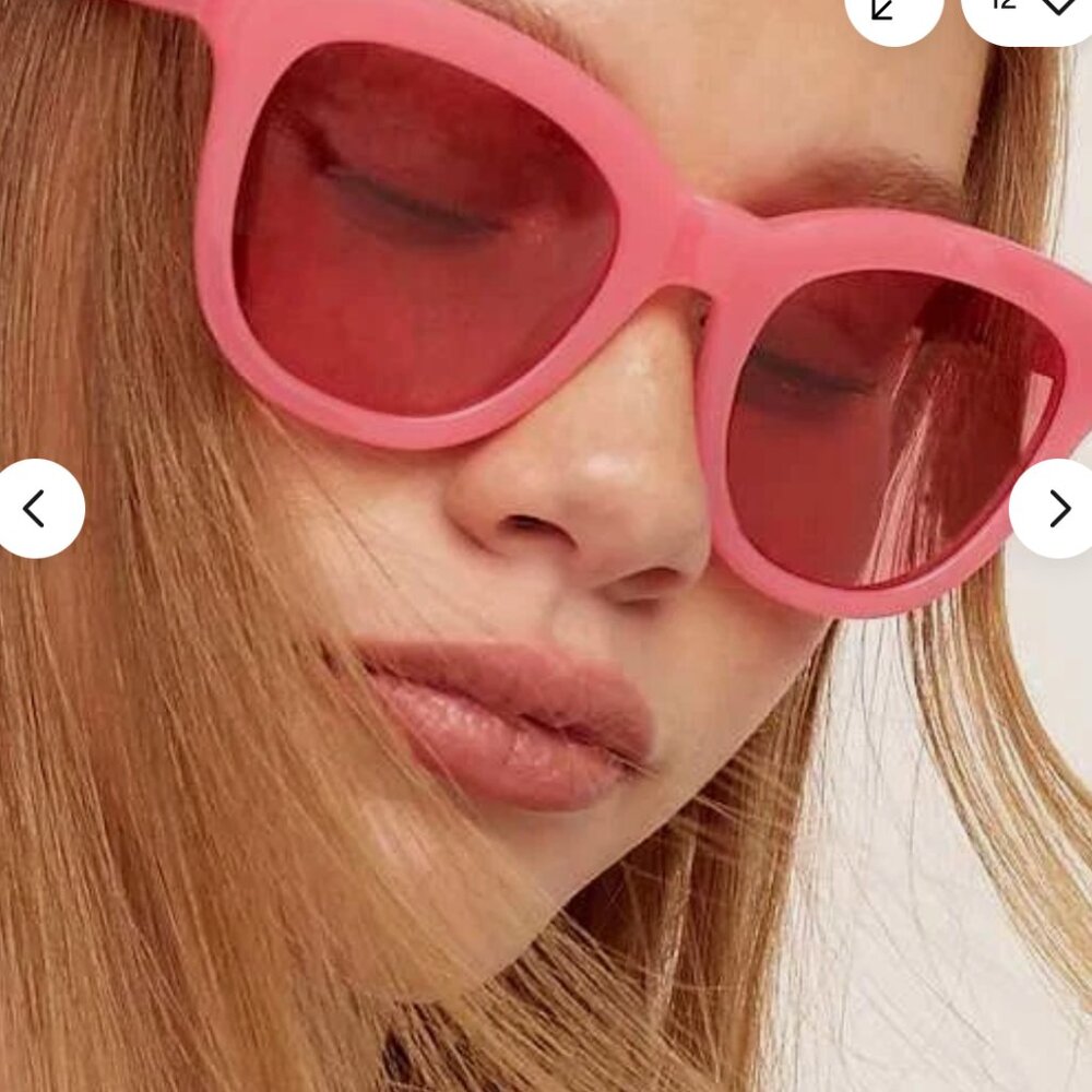 J.Crew Cabana oversized sunglasses coral pink